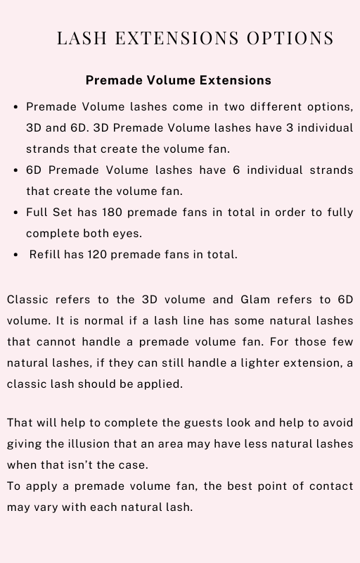 THE ULTIMATE Classic, hybrid & volume Lash Extensions