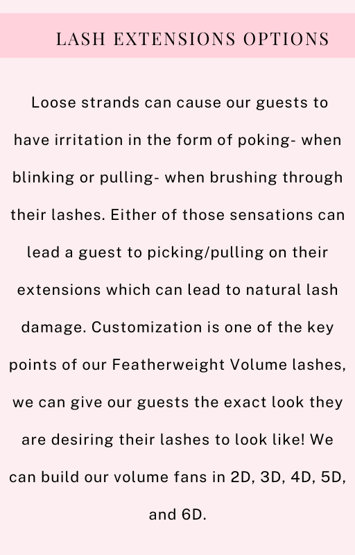 THE ULTIMATE Classic, hybrid & volume Lash Extensions