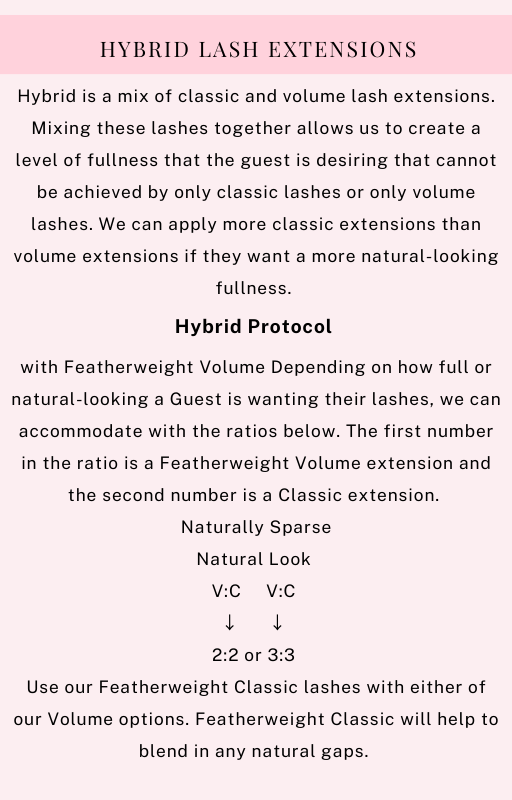 THE ULTIMATE Classic, hybrid & volume Lash Extensions