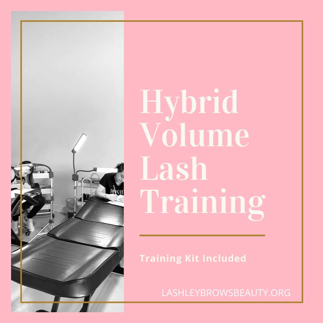 Hybird and volume lash training